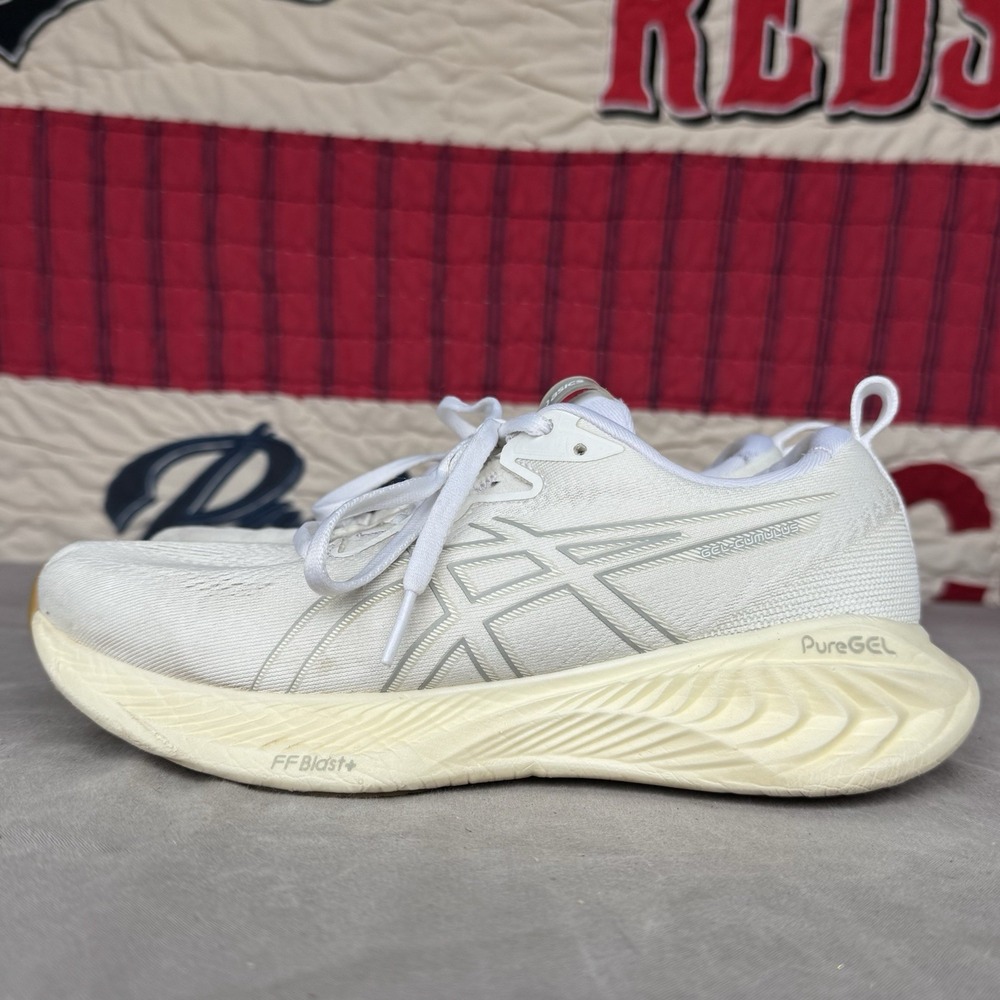 Size‎ 8 - Asics Gel Cumulus 25 1012B441 White Running Shoes Sneakers Women's